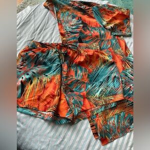 2 piece short and kimono